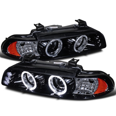 Spec-D Tuning 96-03 Bmw 5-Series Halo Projector Headlight, 2LHP-E3997G-TM 2LHP-E3997G-TM